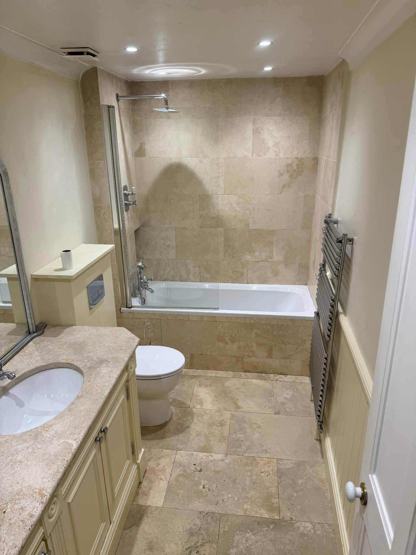 Bathroom — descaled & sanitised